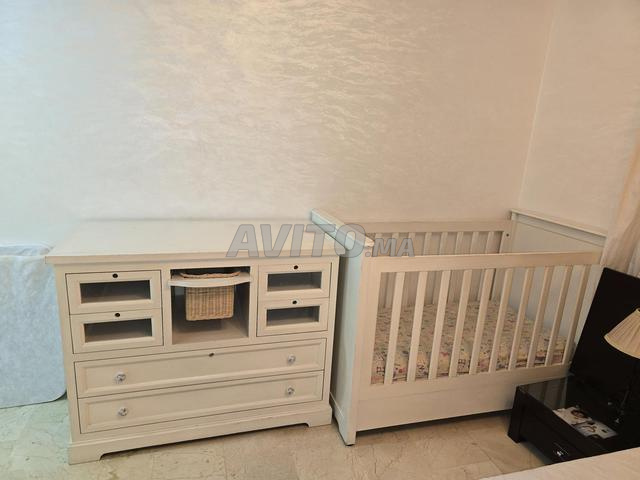 Ensemble lit et commode bébé - Cocon et Papillon 🌿 - 2