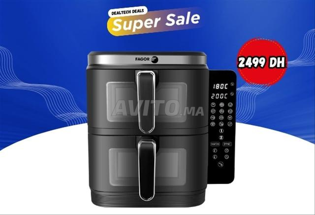 Friteuse Double Bac 11L (5.5L x2) Air Fryer