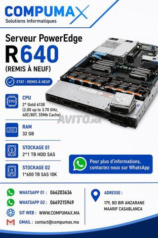 Serveur Dell PowerEdge R640 Rack (reconditionné)