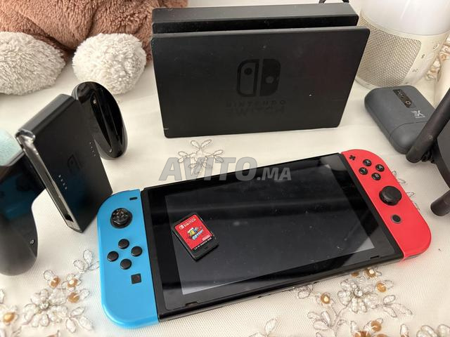 Nintendo Switch, 2 Jeux, Accessoires Complets