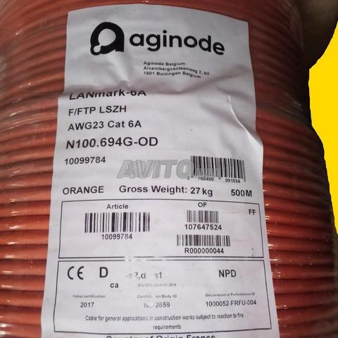 Câble F/FTP Cat6A Nexans Aginode bobine 500M