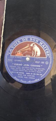 Ancien disque 33trs Cuban Jam Session - 2