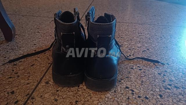 Bottes Ranger Homme Noires Vintage Taille 40 - 2