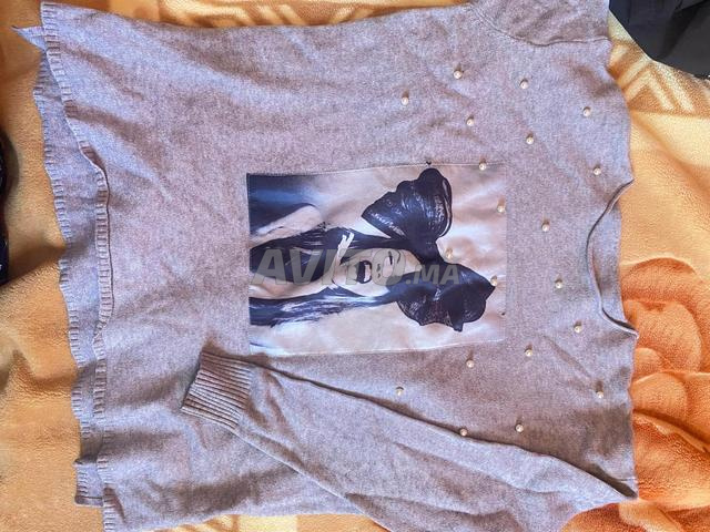 Tricot gris, cool - 2