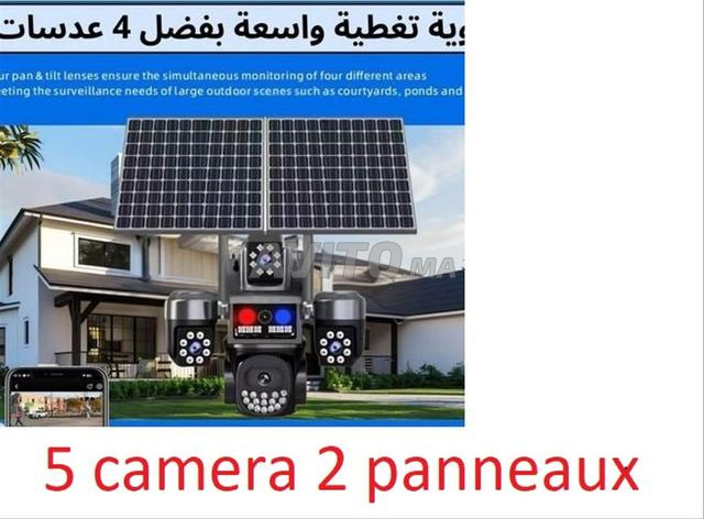 Caméra 4G Solaire 20 MP - 5 LENS 2 Panneaux 1XSs