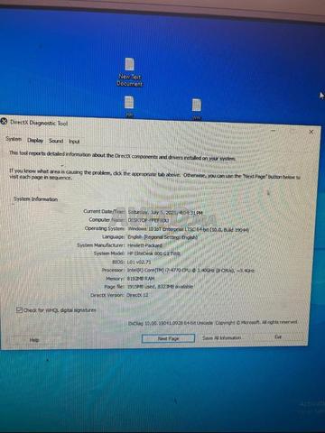 كمبيوتر مكتبي HP i7-4770 8GB 500GB - 2