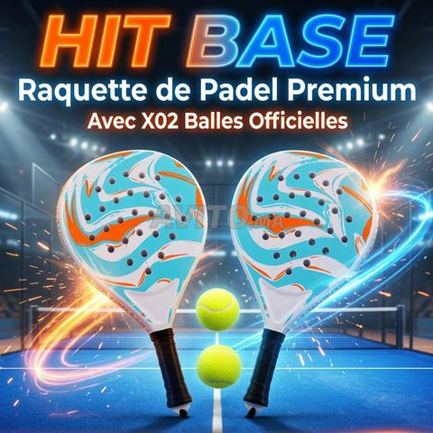Raquette de padel Hit Base avec X02 balles