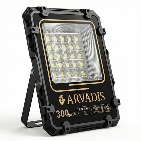 Projecteur solaire 300W, garantie 3 ans