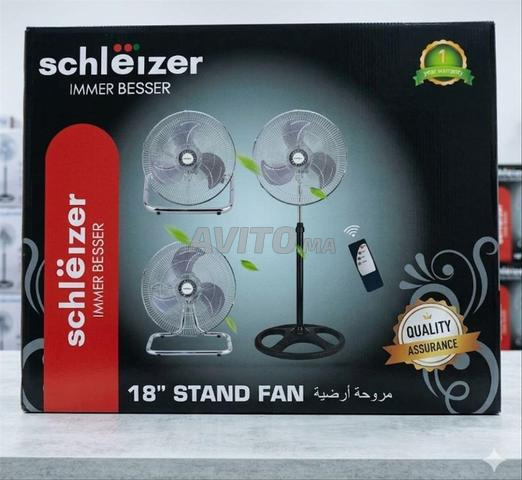 مروحة Schleizer واقفة 18 بالتحكم عن بعد