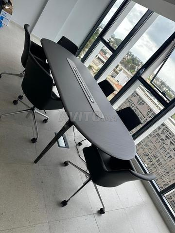 BUREAU PRÉSIDENT EN BOIS DESIGN IMPORTÉ - 2