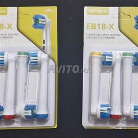 Brossettes Têtes brosse à dents compatibles Oral-B - 2