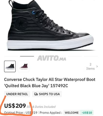 Converse Chuck Taylor Waterproof en cuir 43 - 2