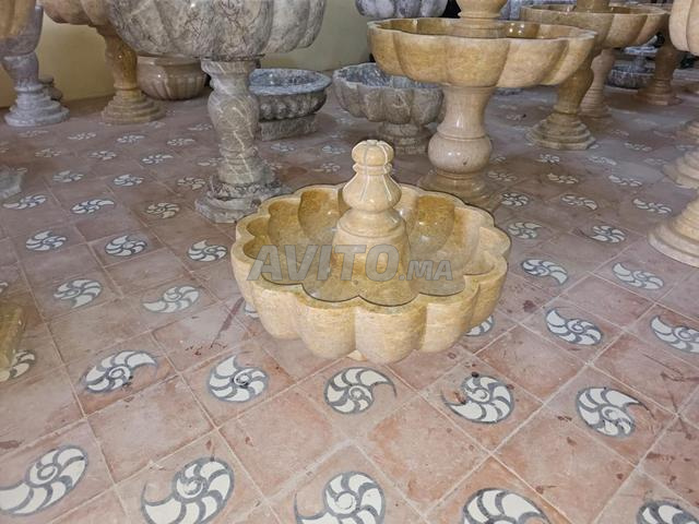 نافورة رخامية سماala 70 سم - 2