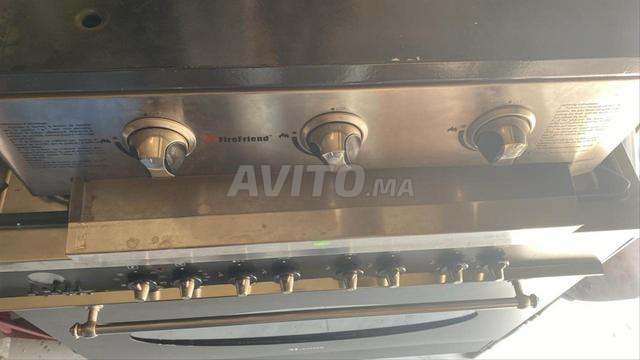 Plancha grill firefriend gaz 3 brûleurs - 2
