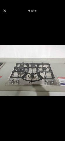 Plaque Venezia inox gaz 60cm 6 feux - 2