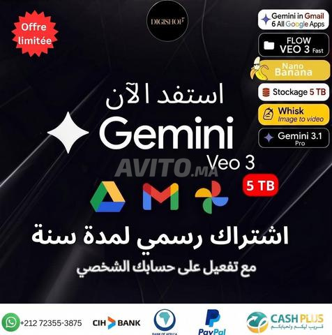 Activation Gemini Pro (18 mois) sur votre mail