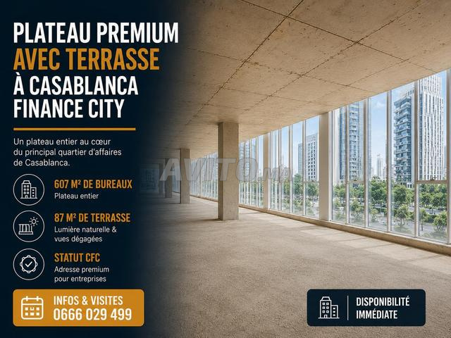Plateau de bureaux premium à louer CFC - 607 m²