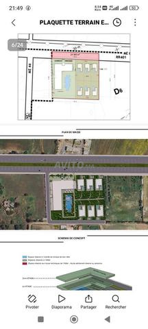 Terrain à vendre destiné à la construction de villas à El Menzah D6