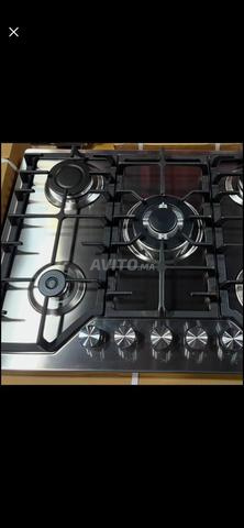Plaque de cuisson gaz encastrable inox 70 cm 5 feux - 2