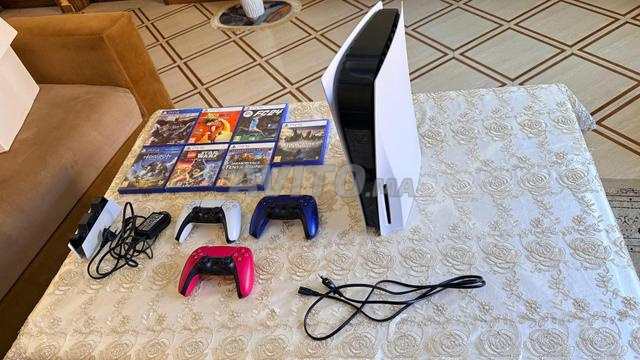 PS5 Flat 3 manettes chargeur automatique 7 CD - 2