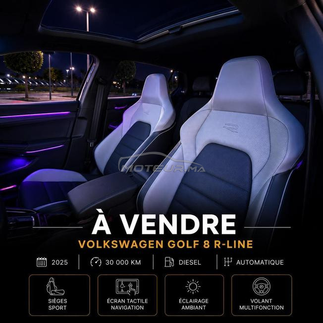 Volkswagen Golf 8.5 R-Line Full Options 2025