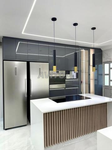 Cuisine Moderne avec Îlot central - 2