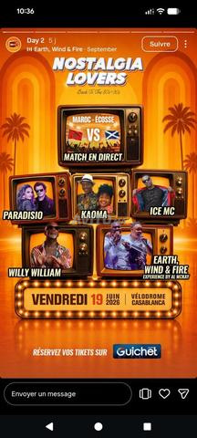 Billets Nostalgia 19/06