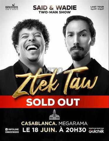 Ticket VIP Spectacle Said & Wadie Ztek Taw 18 juin