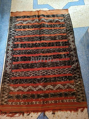 Ancien tapis berbère (18 ans) fait main - 2