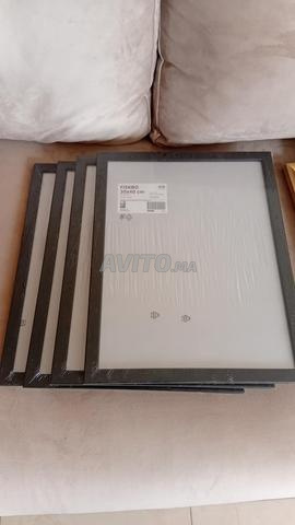 4 إطارات فيسكبو سوداء 30x40 سم - ايكيا - جديدة - 2