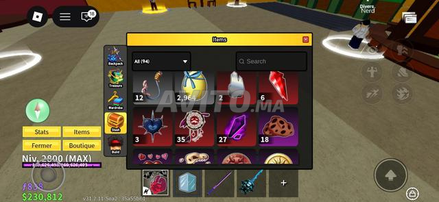 Compte Blox Fruit - 2