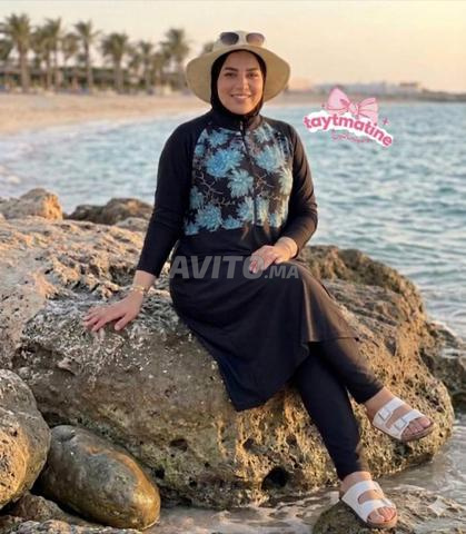 بوركيني طويل وأنيق بالبوني بتوب سيكليزم - 2