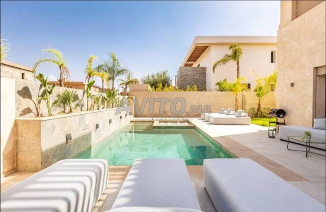 Villa de Prestige Meublée avec Piscine & Hammam