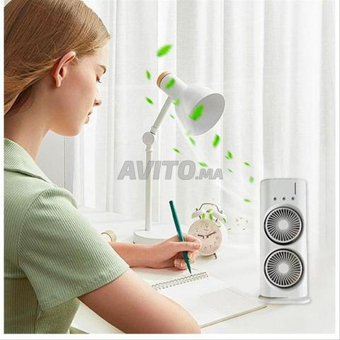 ❄️ Petit climatiseur portable – Ventilateur et humidificateur avec éclairage LED - 2