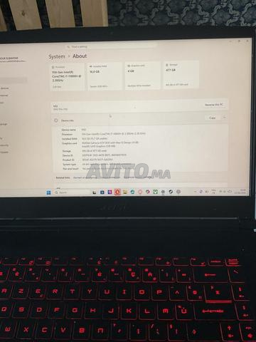 MSI gamer laptop - 2