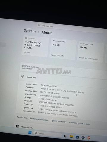 Dell Latitude 5590 / i5 / 16GB RAM / SSD 256GB - 2