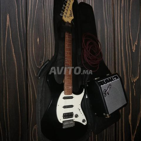حزمة جيتار أصلية Cort G210 وأمبليفاير Fender