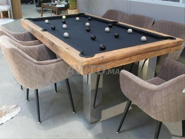 Billard Idéal Table vieux bois - 2