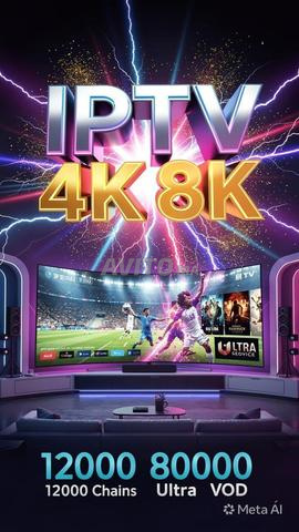 ABONNEMENT ULTRA HD 4K 8K IPTV STABLE SANS COUPURE