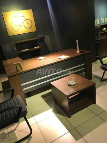 Bureau semi-métal réception (Idéal cabinet/bureau) - 2