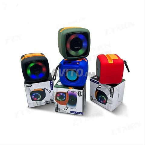 Haut-parleur 📢 Bluetooth avec éclairage coloré