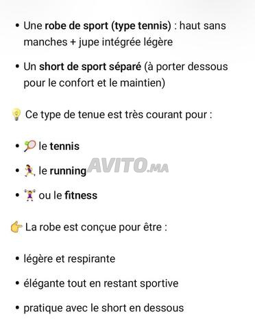 فستان وشورت تنس، ماركة ASICS، مقاس M - 2