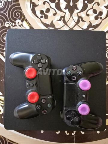 Ps4 slim 500gb flashé(6.72) 2 manettes - 2