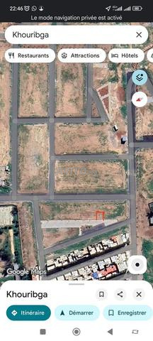 Annonce de vente d'un terrain à Khouribga