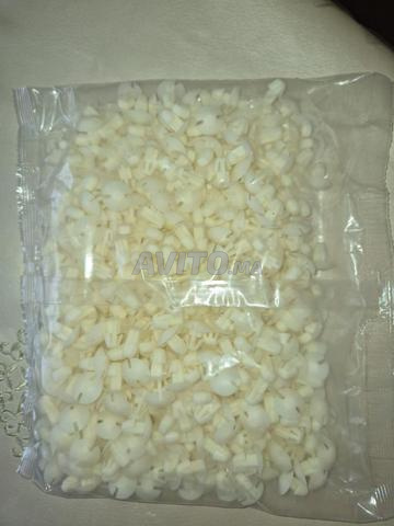Clips de fixation en plastique - 500 pièces - 2