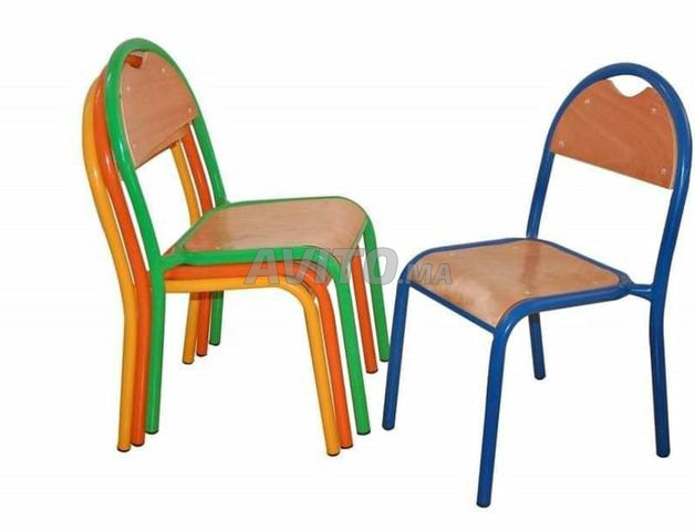 Chaise semi métallique petit et grand modèle