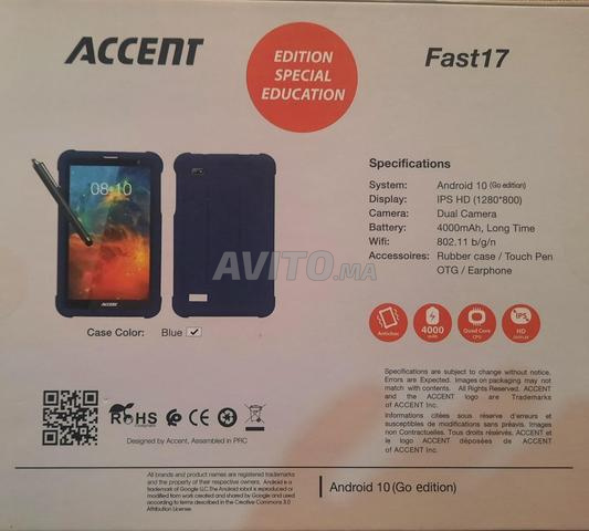 Tablette Accent Fast 17 10.1 HD neuve complète - 2
