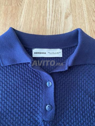 Haut Bleu Marine Bershka - 2