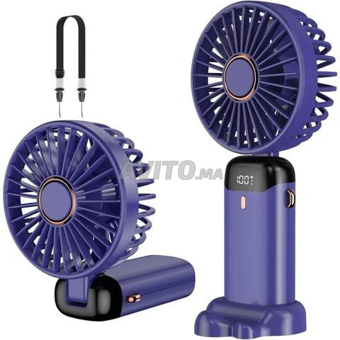 Ventilateur portable avec écran numérique LED - 2