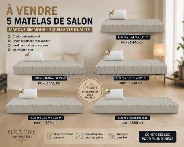 5 Matelas